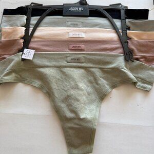 JASON WU Women's 5-Pack Thong Seamless WE54471  X-Large  MSRP $54 NEW with TAGS